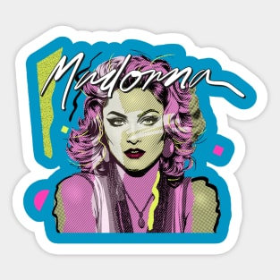 MADONNA 80S RETRO STYLE COMIC Sticker